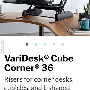 Veridesk corner cube 36